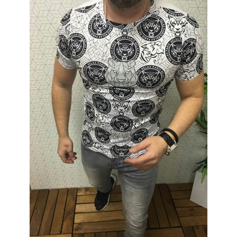 Тениска Paris White 1